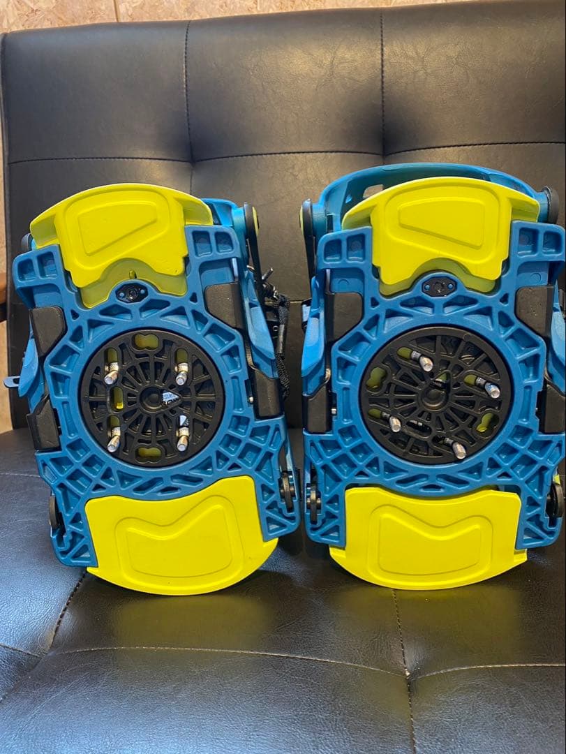 FLOW FUSE ビンディング Lサイズ 青/黄