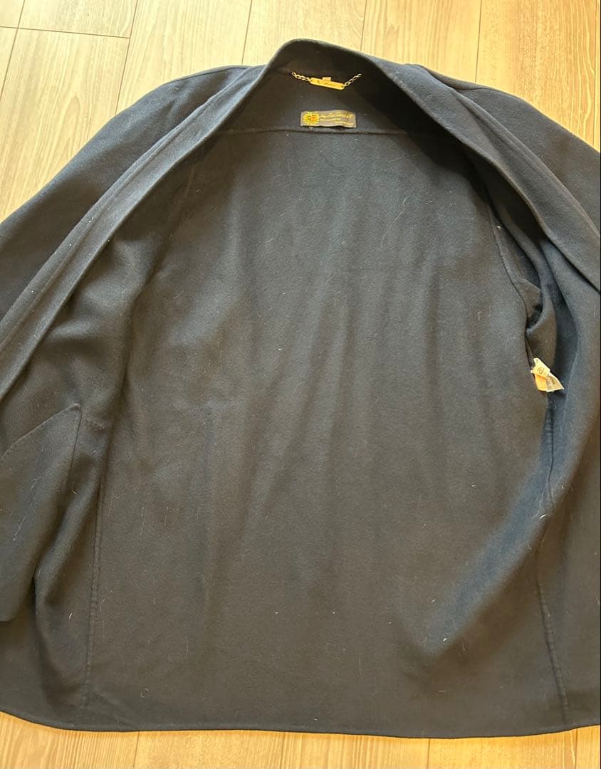 カシミヤ　ダブルフェイスコート　ロロピアーナ　イタリア製　44