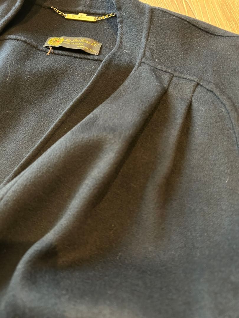 カシミヤ　ダブルフェイスコート　ロロピアーナ　イタリア製　44