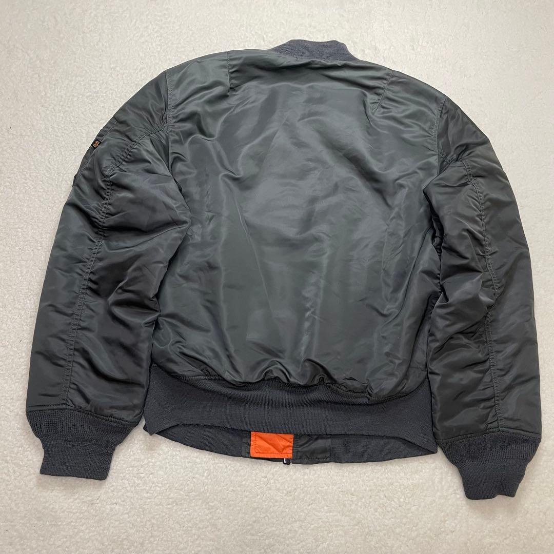 90s USA製 ALPHA アルファ MA-1 フライトジャケット Y2K