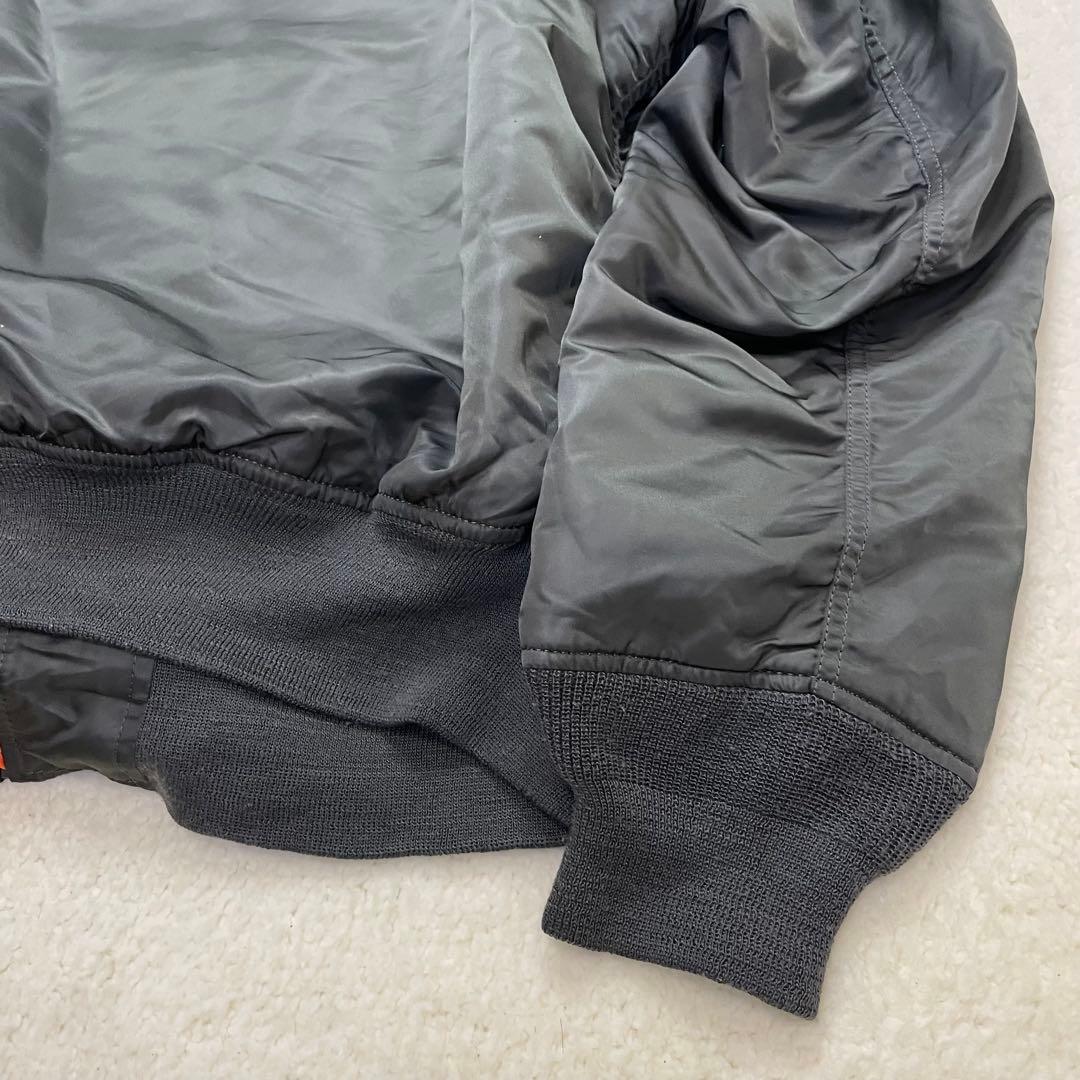 90s USA製 ALPHA アルファ MA-1 フライトジャケット Y2K