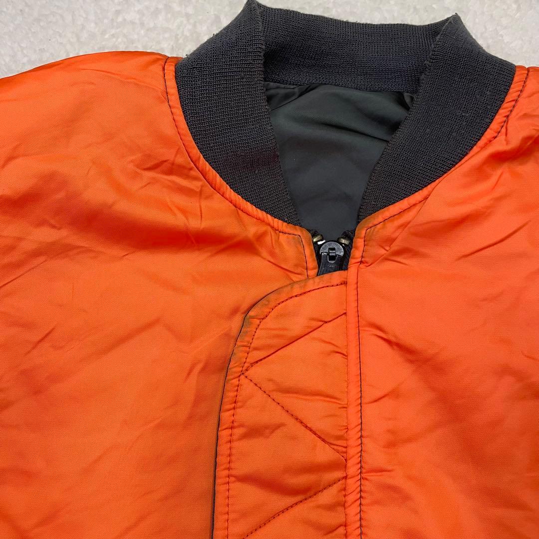 90s USA製 ALPHA アルファ MA-1 フライトジャケット Y2K