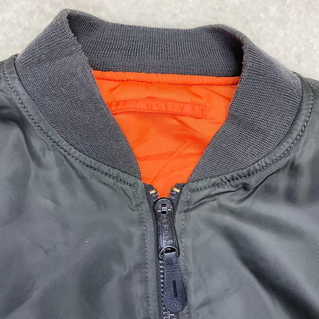 90s USA製 ALPHA アルファ MA-1 フライトジャケット Y2K