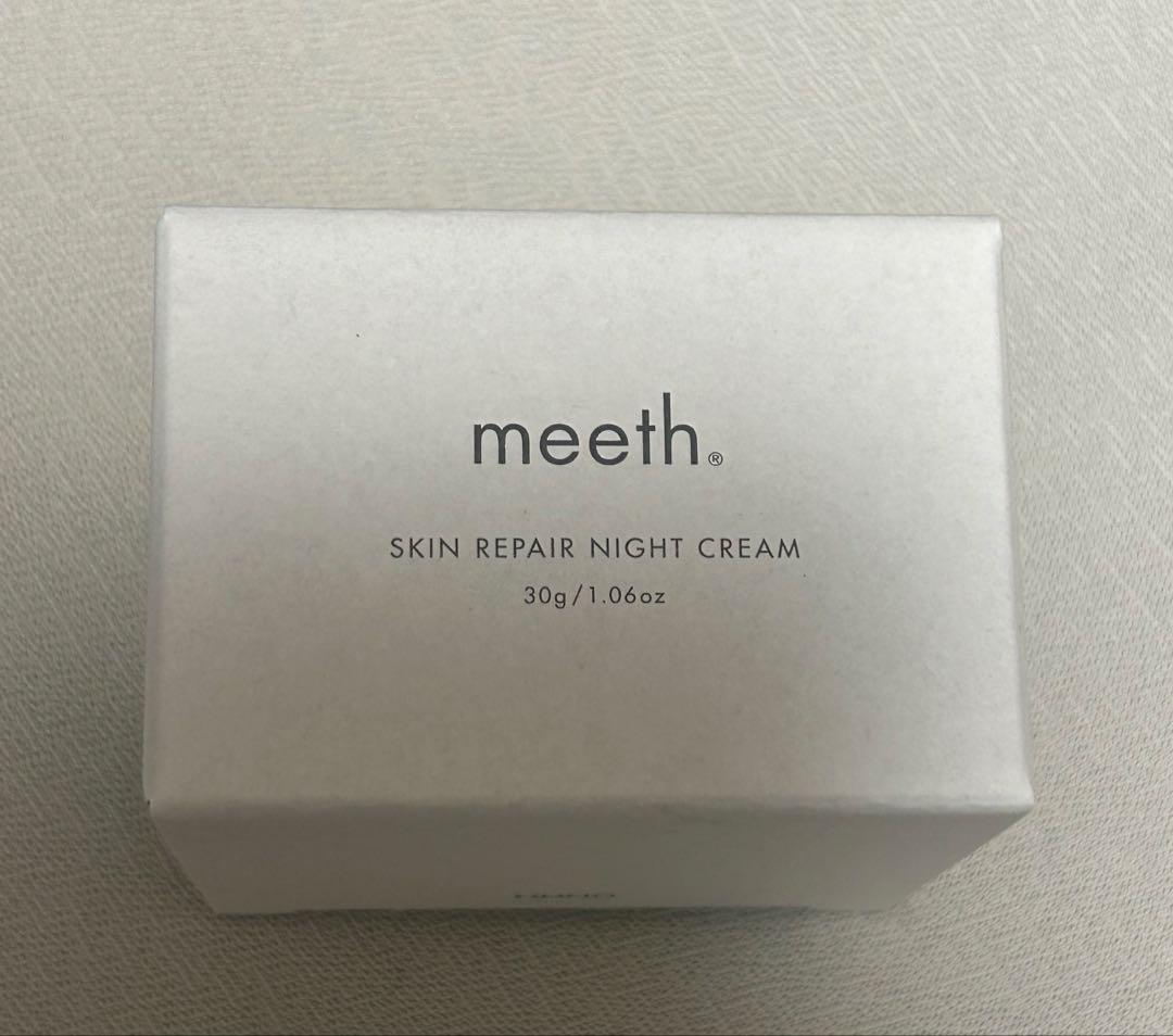 2/8迄限定出品❣️新品未開封【meeth】 スキンリペア ナイトクリーム 30g