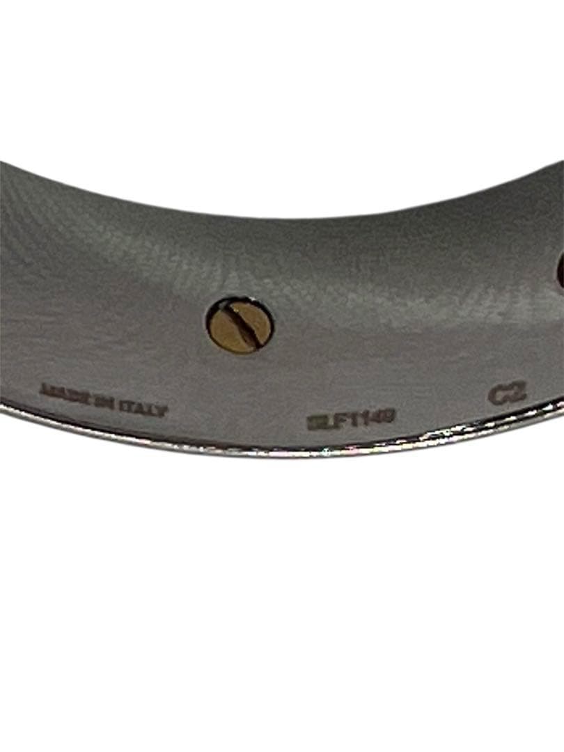 未使用級　セリーヌ スタッズ バングル シルバー / ゴールド レディース