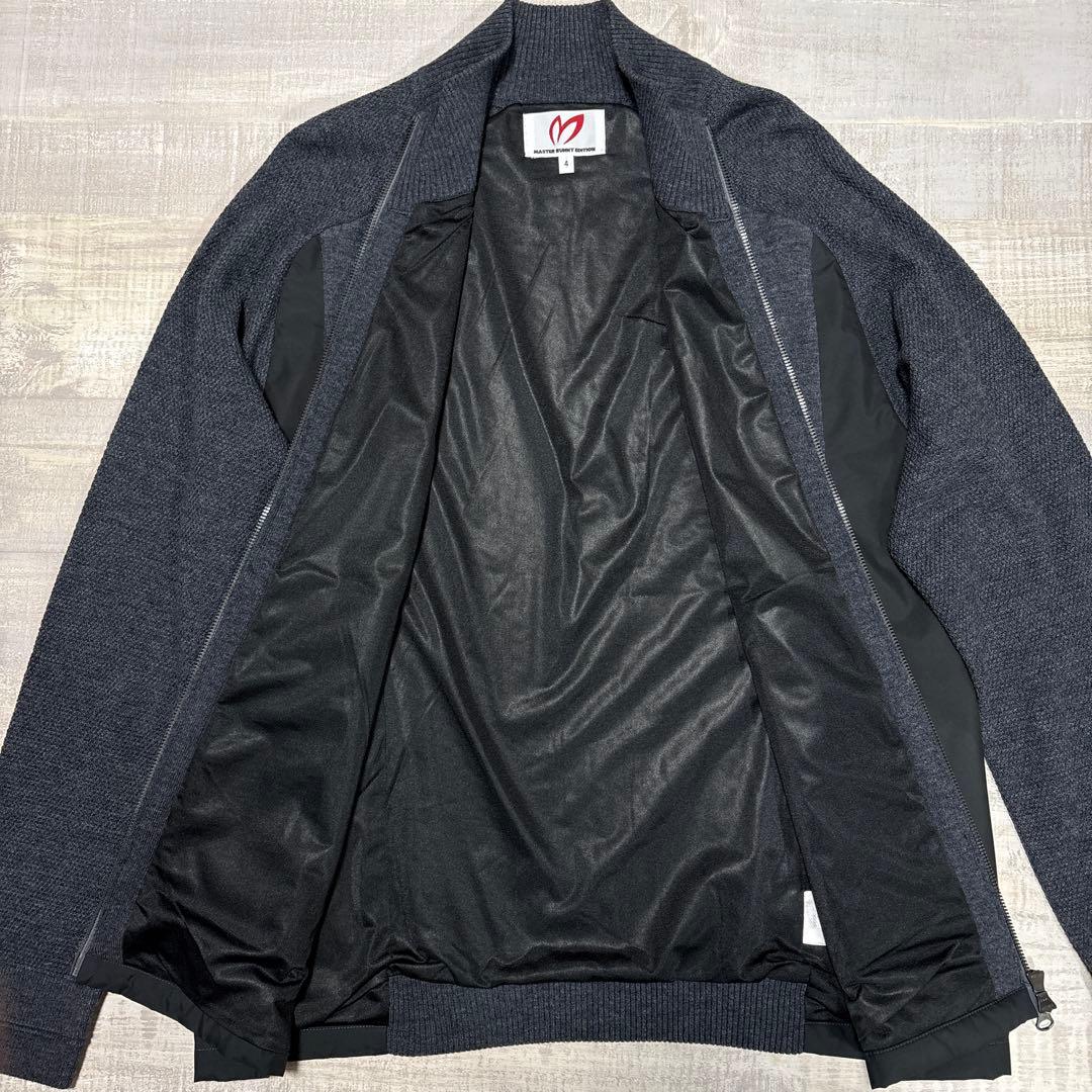 マスターバニー★毛80%混★ストレッチジップジャケット【メンズ サイズ4（M）】
