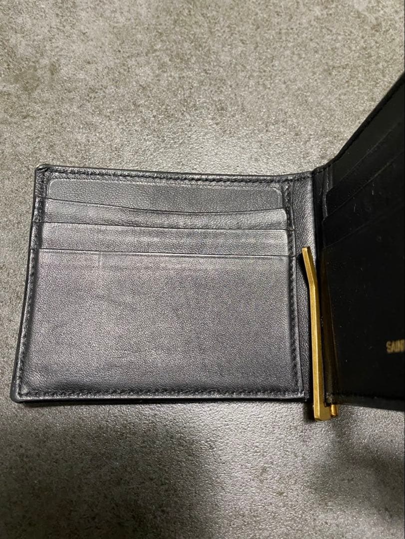 ま*こ様 YSL クロコダイルレザー マネークリップ