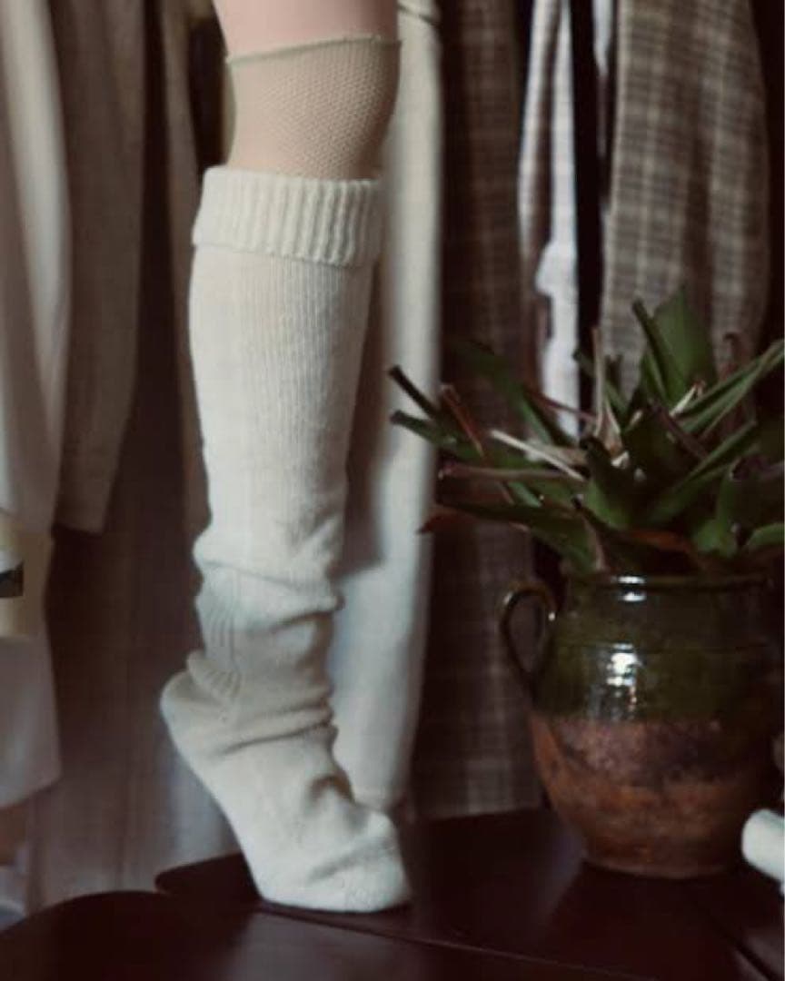 レッグウェア fumika uchida SHETLAND LONG SOCKS