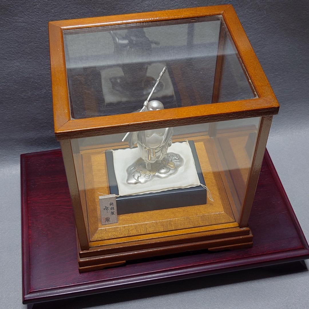 純銀製布袋ガラスケース付き【匿名配送】