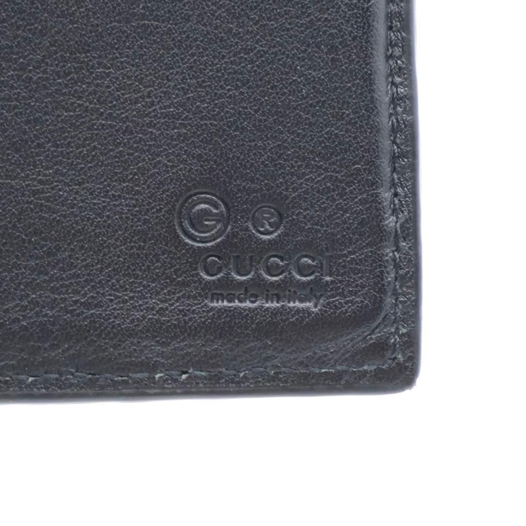 【極美品】GUCCI マネークリップ　マイクロシマ　黒