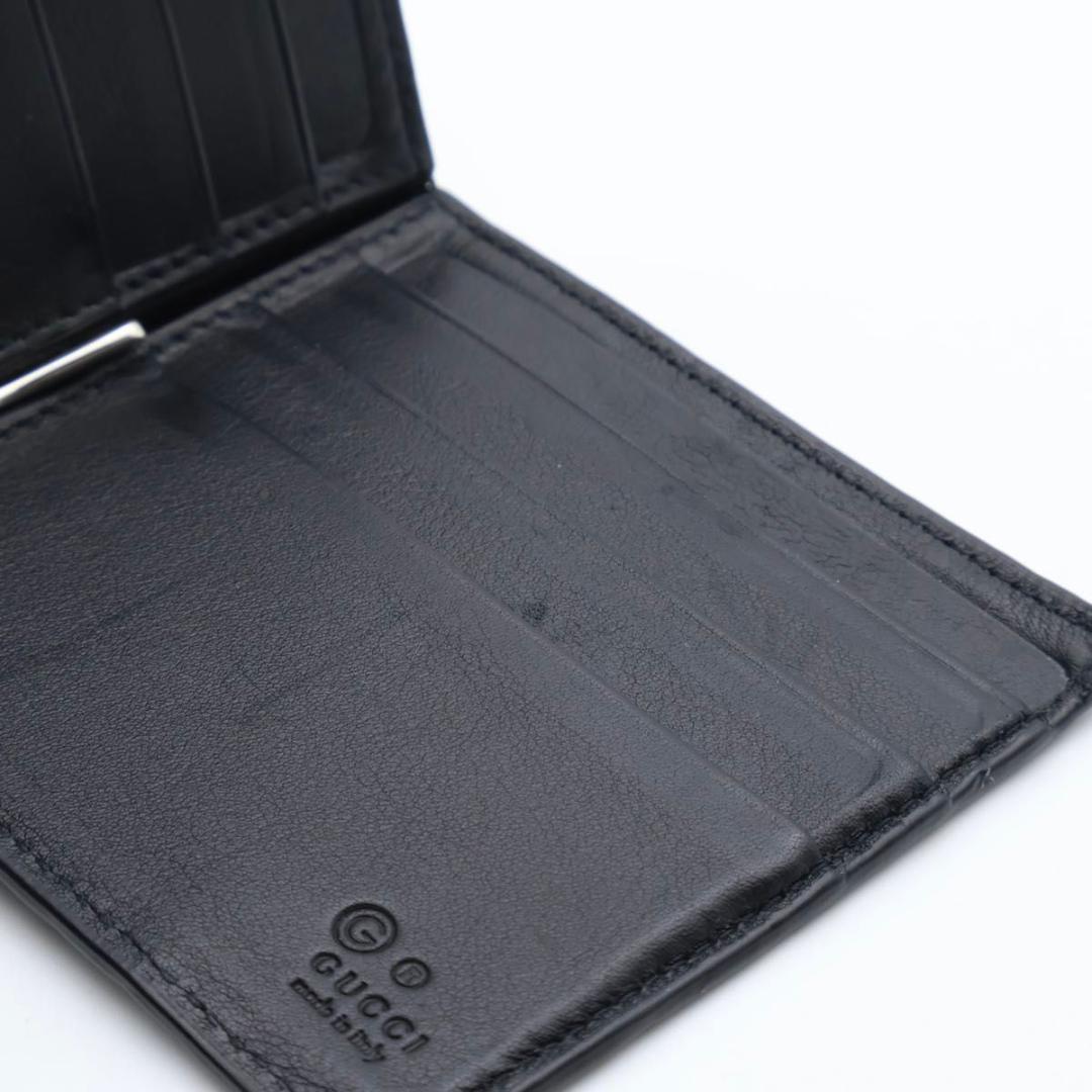 【極美品】GUCCI マネークリップ　マイクロシマ　黒