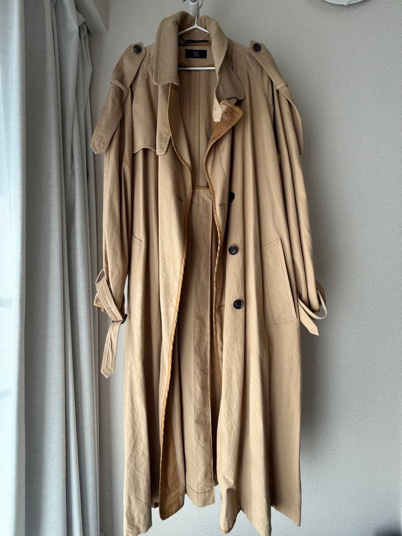 Y's ベージュ トレンチコート　ヨウジヤマモト