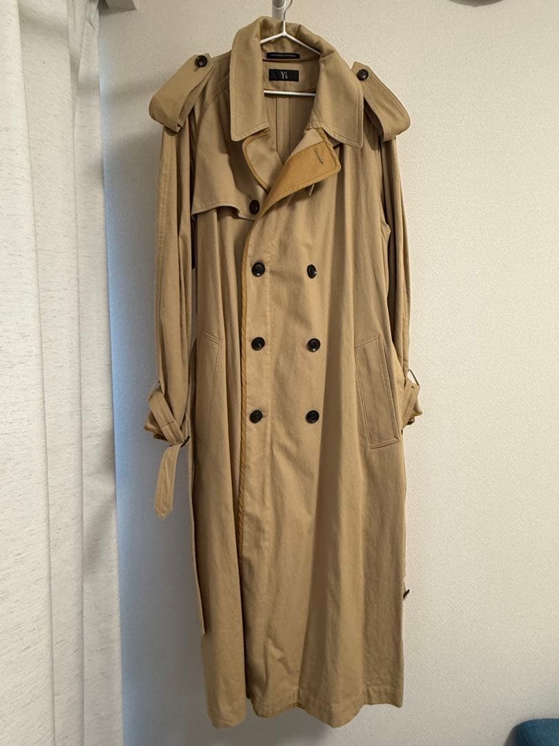 Y's ベージュ トレンチコート　ヨウジヤマモト