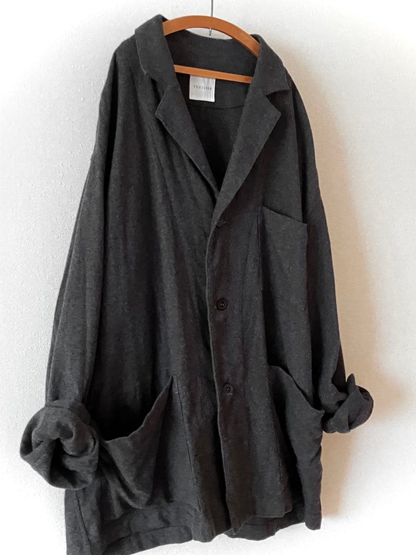 トゥジューtoujoursフランネルコットンアトリエジャケットサイズ2