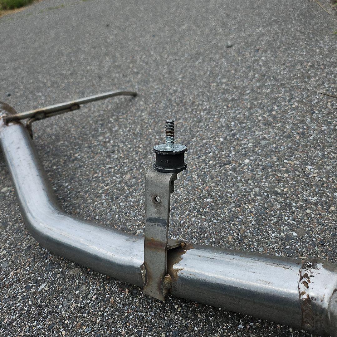 ラパンHE21Sステンレス製センター出しマフラー