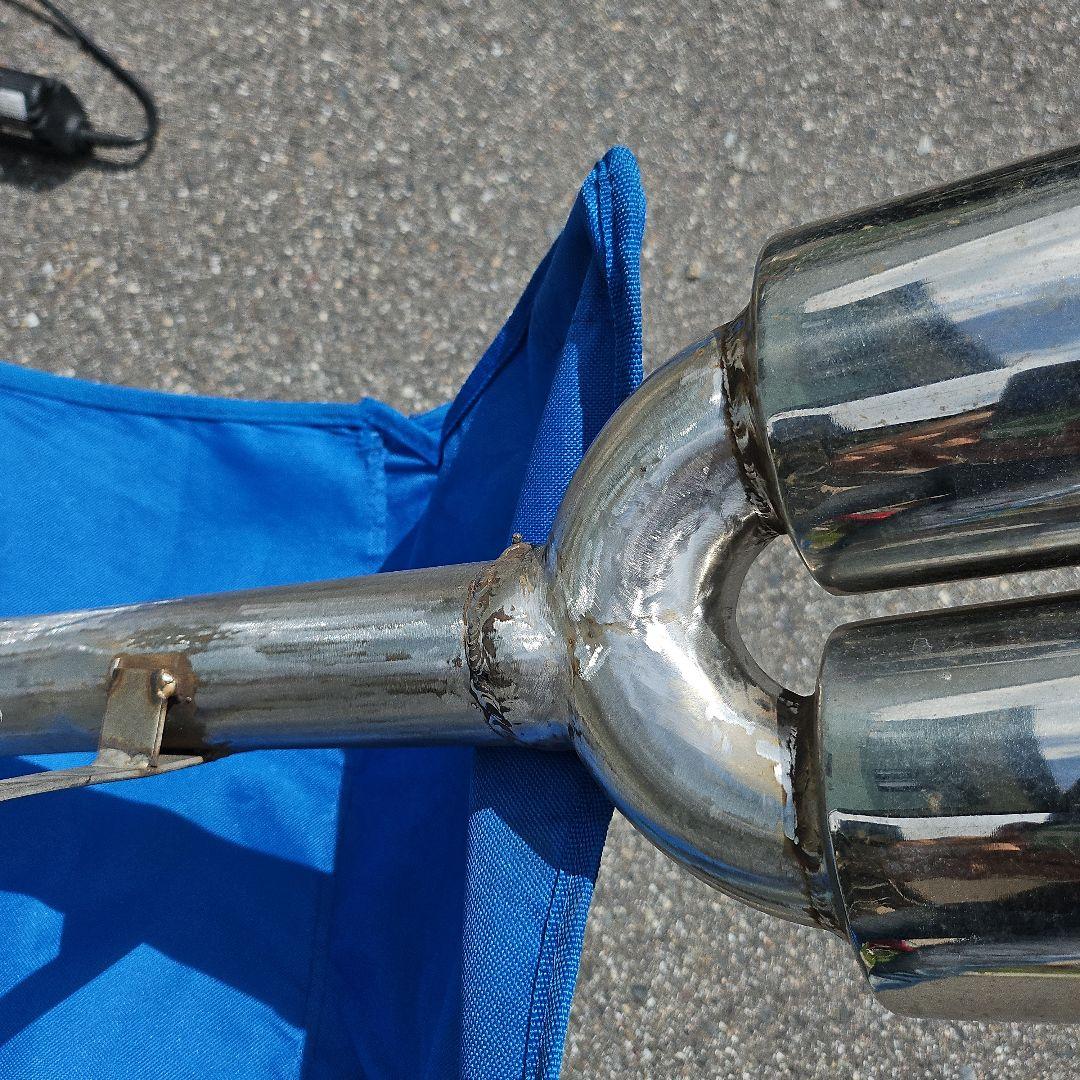 ラパンHE21Sステンレス製センター出しマフラー