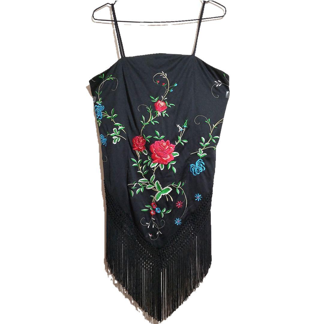 フラメンコ トップス マントン風