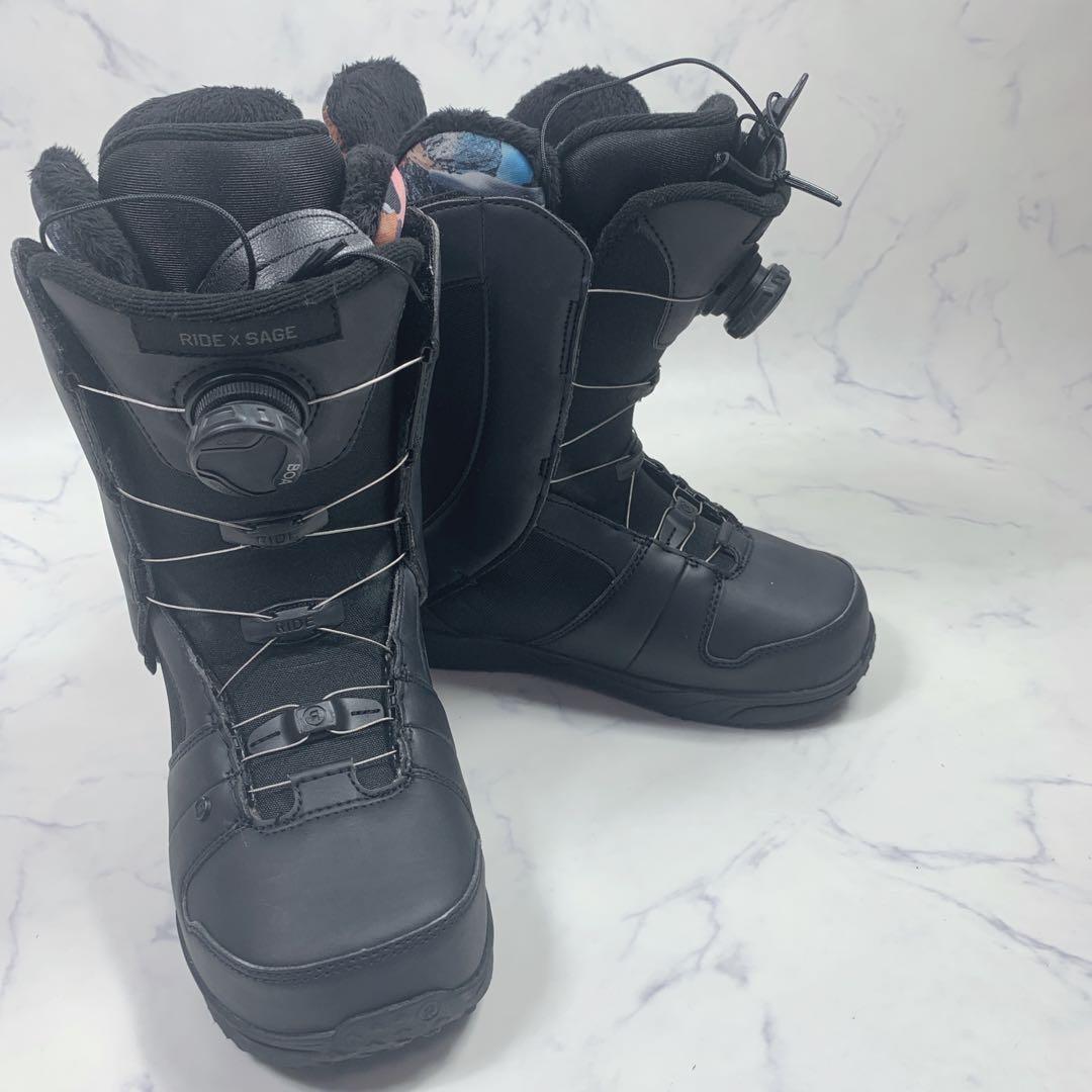 【極上美品】RIDE × SAGE スノーボードブーツBOA 24cm