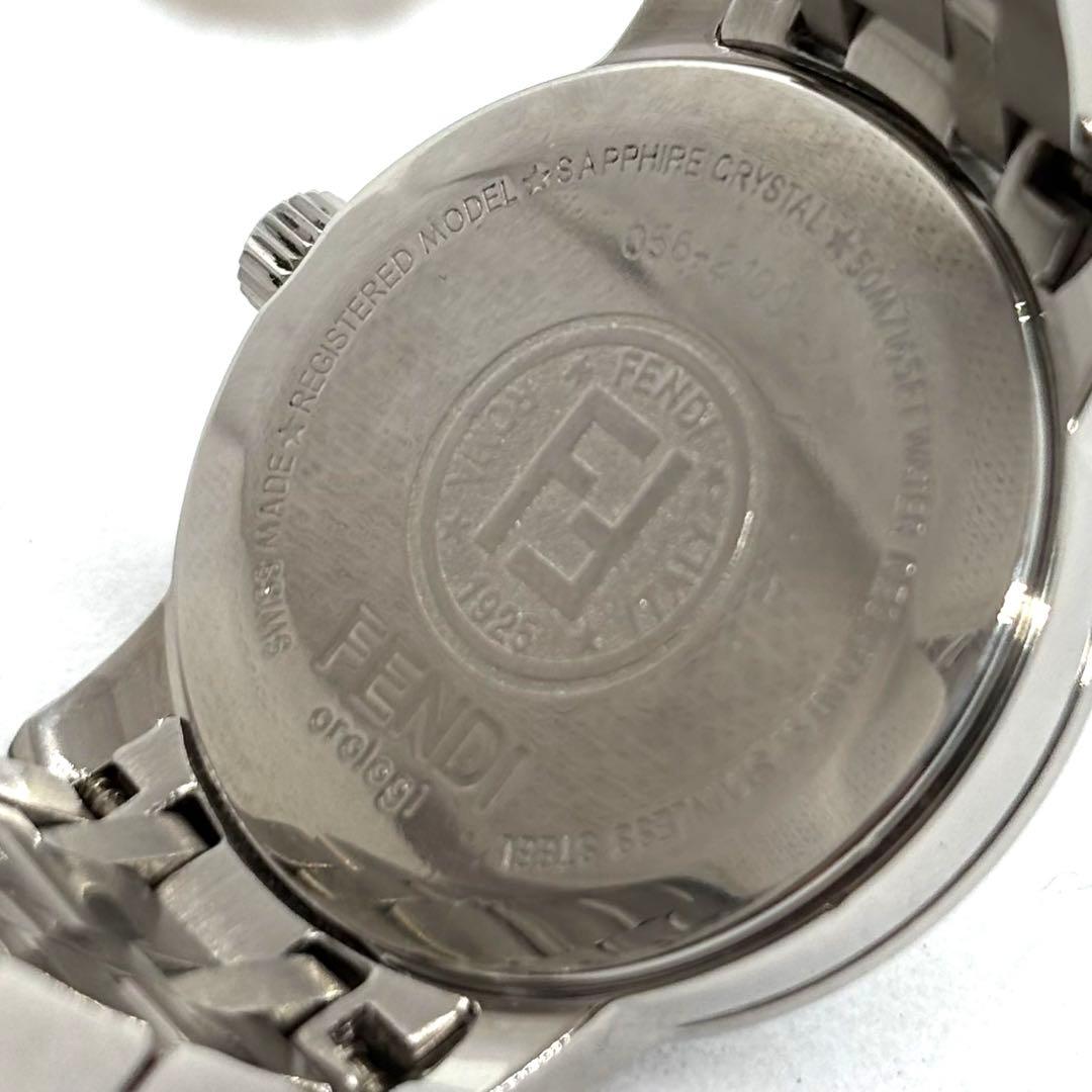 【未使用級/稼動】フェンディ 2100L クラシコ 11P ダイヤベゼル 腕時計