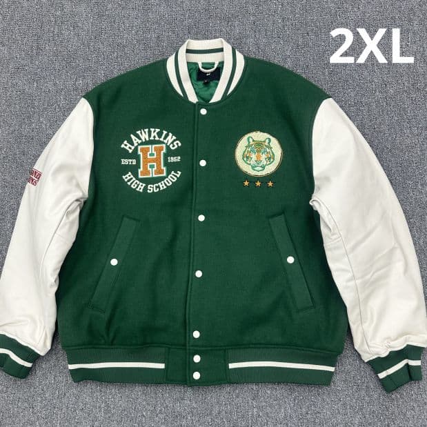  ストレンジャーシングス ホーキンス スタジャン アウター 2XL