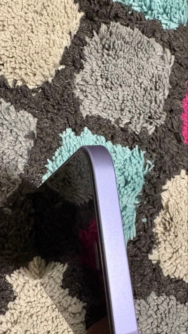 美品iPhone 12 本体 パープル バッテリー81%｜SIMフリー