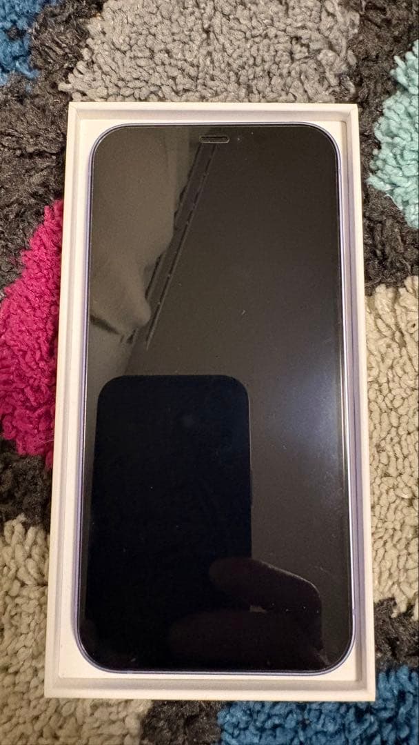 美品iPhone 12 本体 パープル バッテリー81%｜SIMフリー