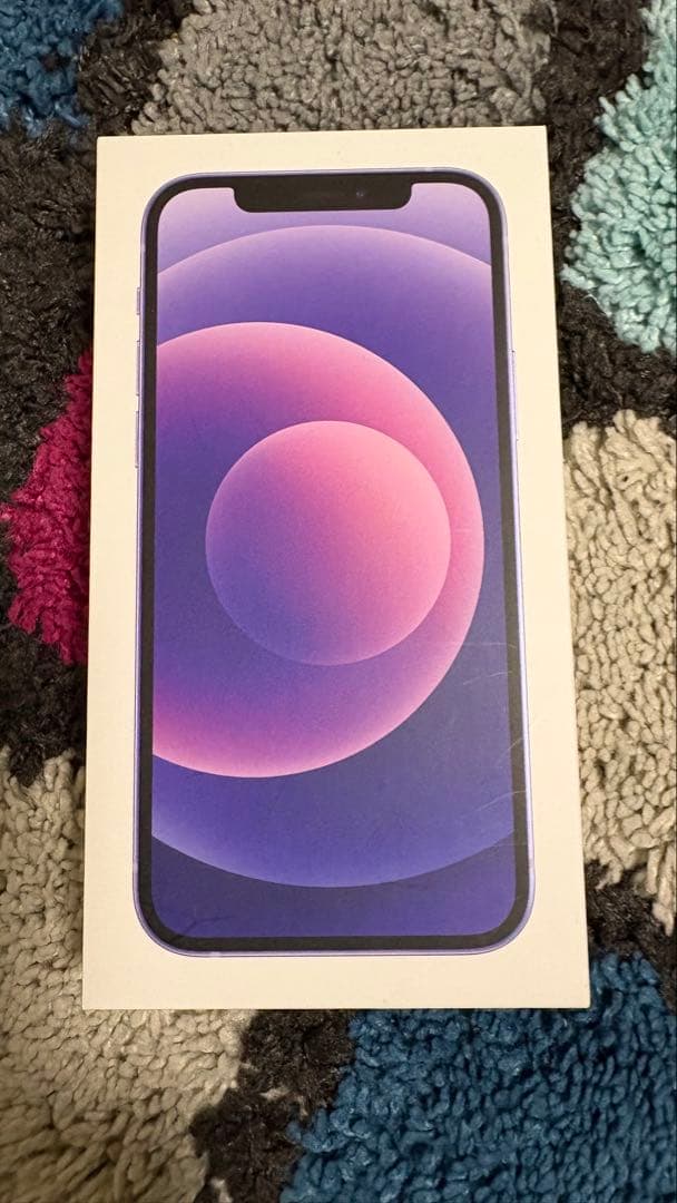 美品iPhone 12 本体 パープル バッテリー81%｜SIMフリー