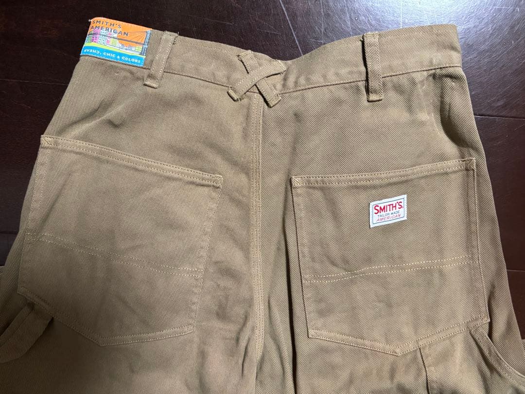 1度のみ着用の良品☆SMITH'S ペインターパンツ　ベージュ