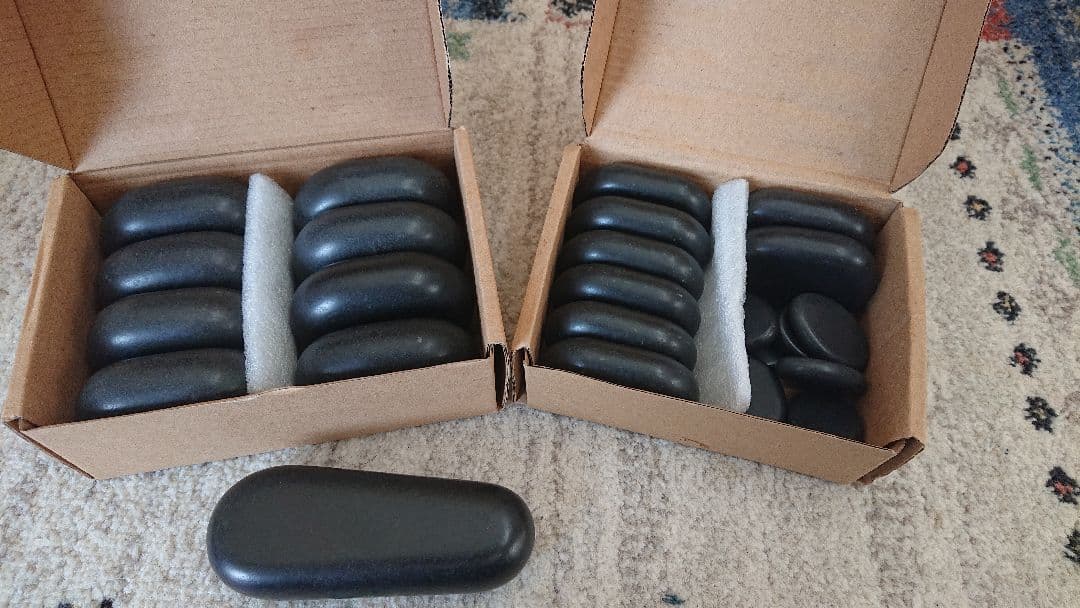 ホットストーンウォーマー ホットストーン テキスト付き