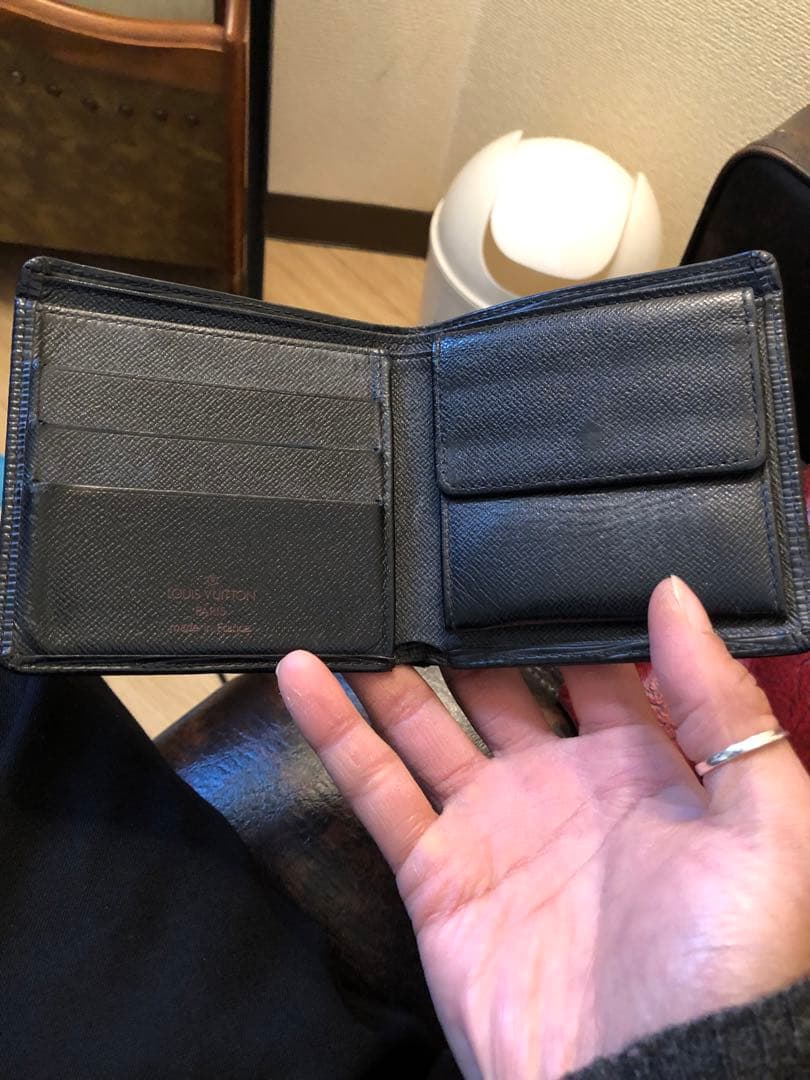 LOUIS VUITTON ルイヴィトン ポルトフォイユ マルコ エピ ブラック