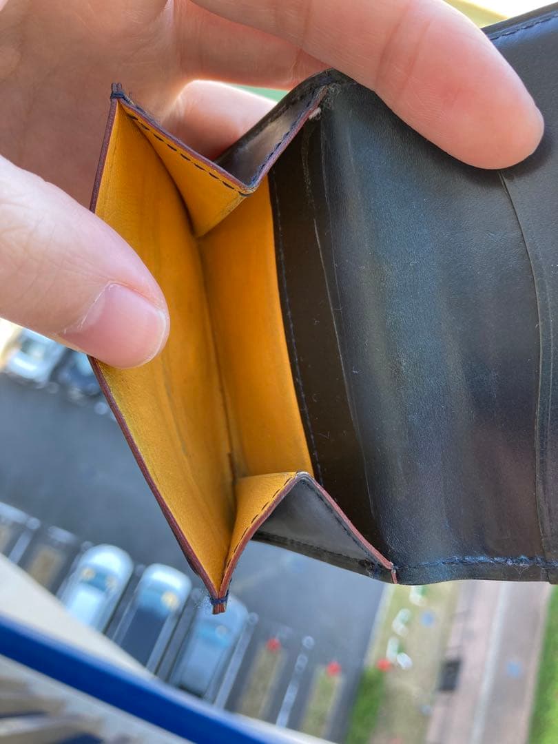 【せいや】両面国産コードバンの小銭入