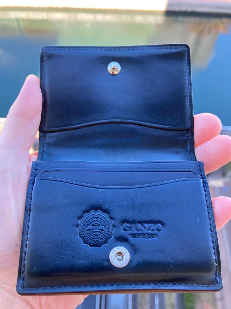 【せいや】両面国産コードバンの小銭入