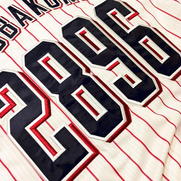 つば九郎 東京ヤクルトスワローズ マジェスティック レプリカユニフォーム M