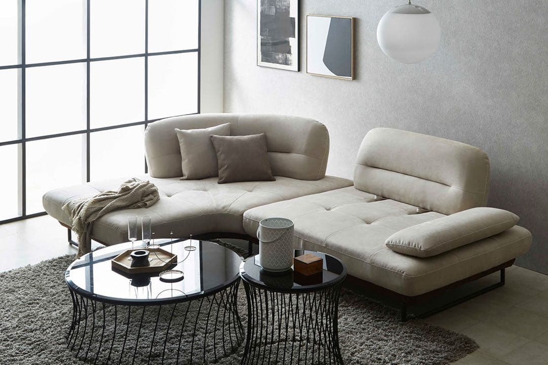 (未使用品)関家具 ラルスソファ 左カウチ 240㎝幅