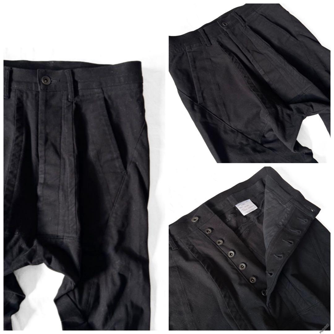 JULIUS ニットデニム アーカイブ サルエル スキニー パンツ デニム