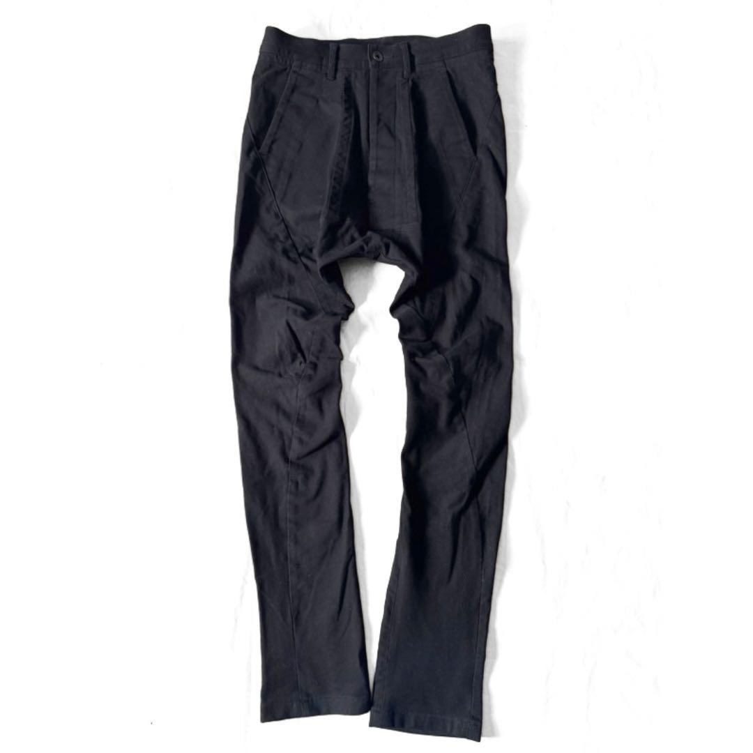 JULIUS ニットデニム アーカイブ サルエル スキニー パンツ デニム