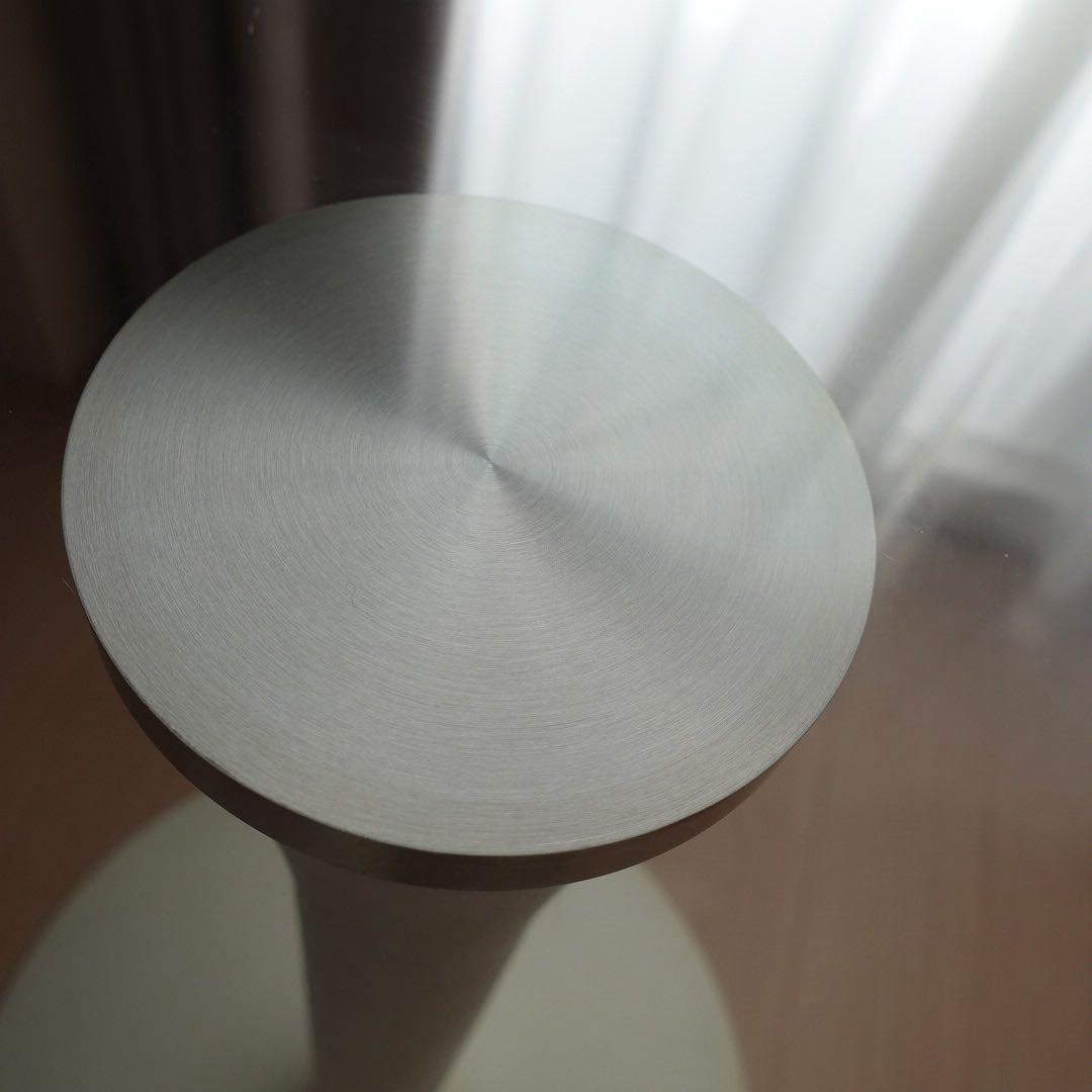 格安✤ボーコンセプト New Yorkダイニングテーブル クリアガラス天板