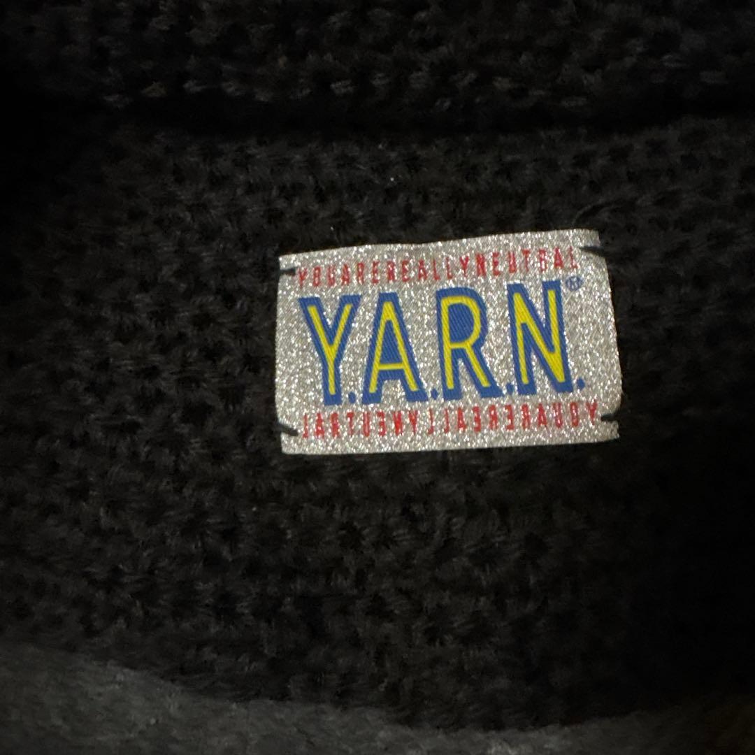 YARN バケットハット 黒グレー　Y.A.R.N 値下げはコメントお願いします