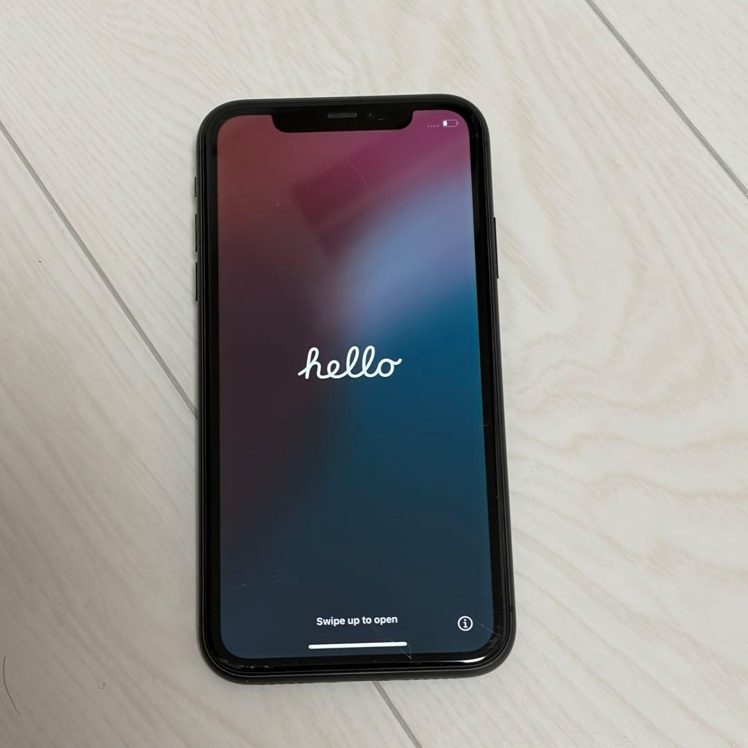 iPhone11 64GB ブラック 本体のみ SIMロック解除済