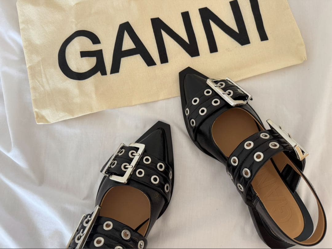 新品未使用　GANNI フラットシューズ　最終値下げ！！！