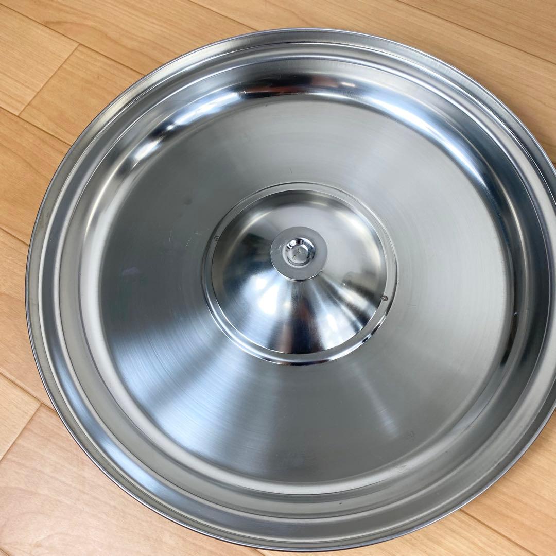 【美品】ステンレス製　寸胴　キッチンポット 30cm 18cm セット