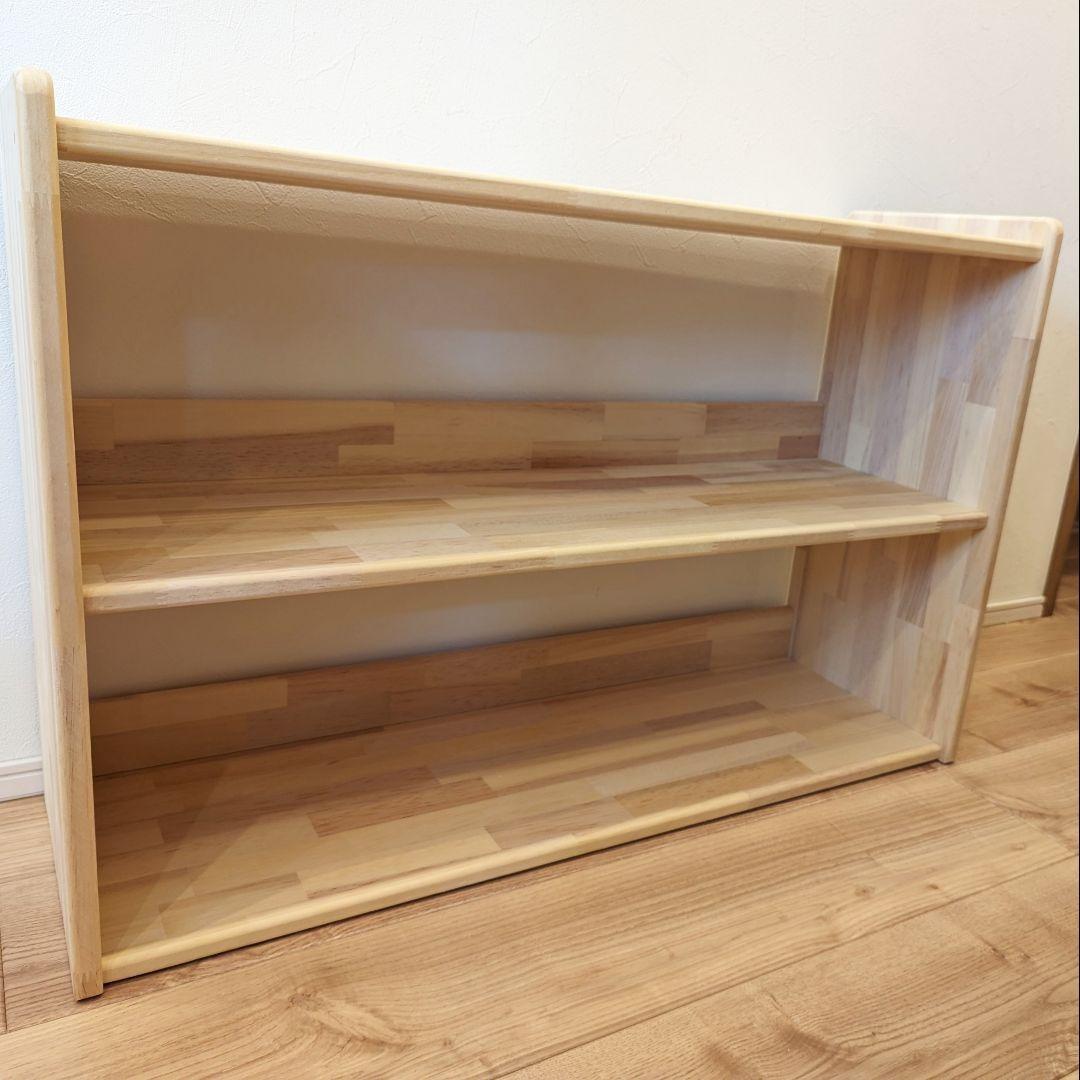 AFNT　絵本棚　木製棚　木製ハンドメイド　リビングボード　モンテッソーリ