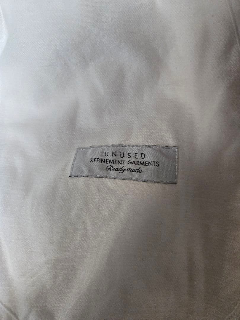 UNUSED 13.5oz denim cut off jacket ノーカラー