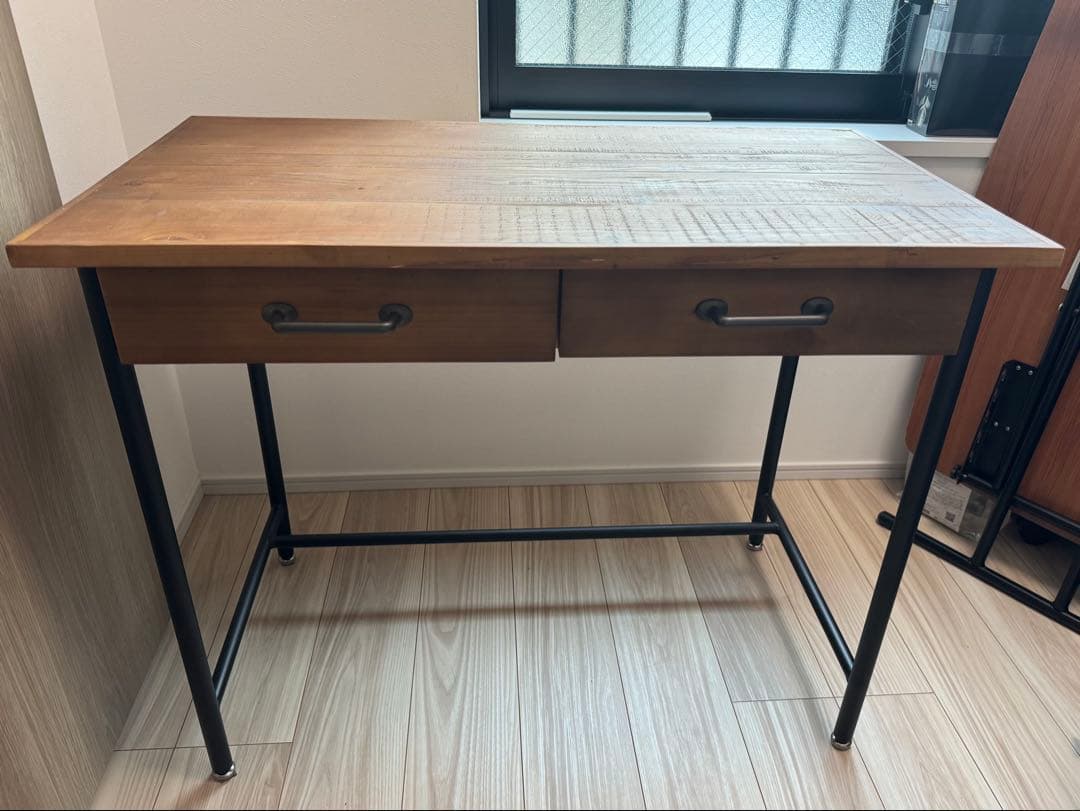 ラン デスク パイン古材仕様 90cm