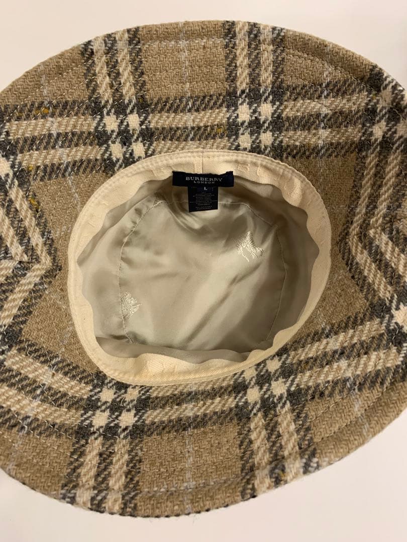 希少❣️美品❣️バーバリー ロンドン ウール帽子　バケット　ハット
