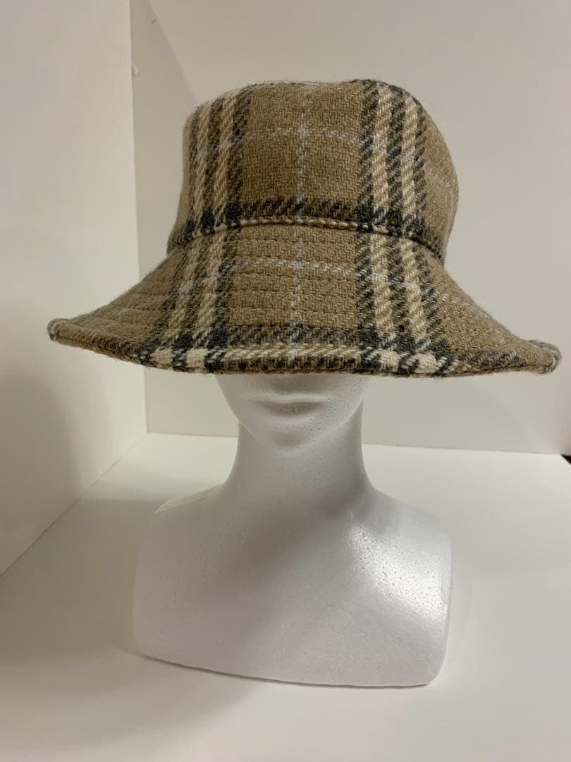希少❣️美品❣️バーバリー ロンドン ウール帽子　バケット　ハット