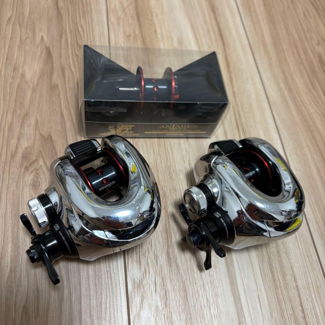 シマノ　12アンタレスHG 2台セット　夢屋深溝スプール