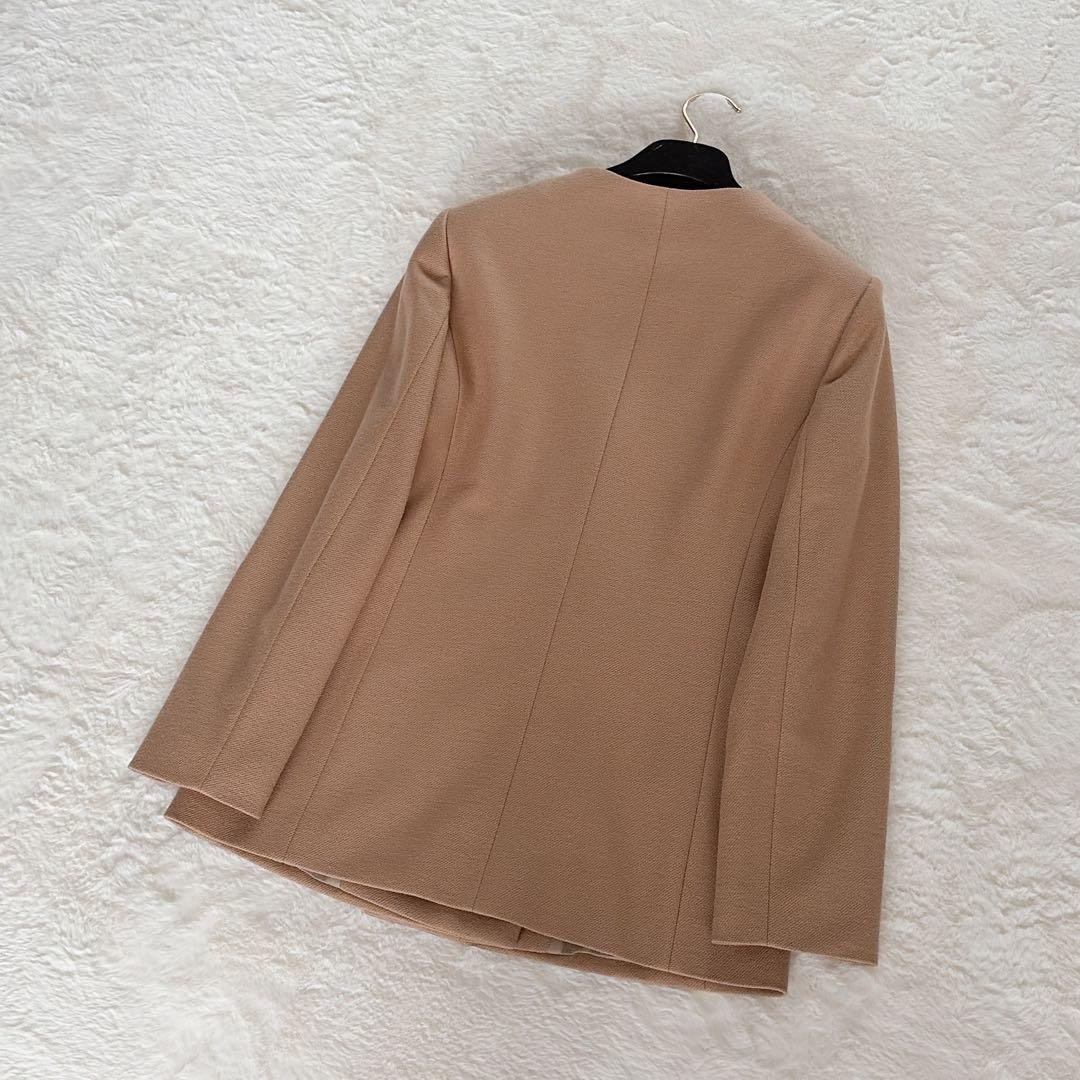 美品✨【アナイ】ダブルジャケット 金ボタン ツイルジャージＶノーカラージャケット