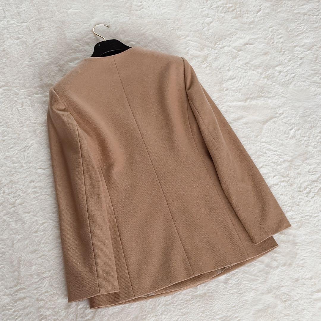 美品✨【アナイ】ダブルジャケット 金ボタン ツイルジャージＶノーカラージャケット