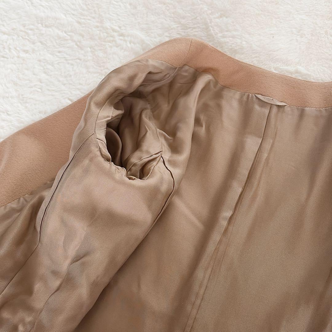 美品✨【アナイ】ダブルジャケット 金ボタン ツイルジャージＶノーカラージャケット